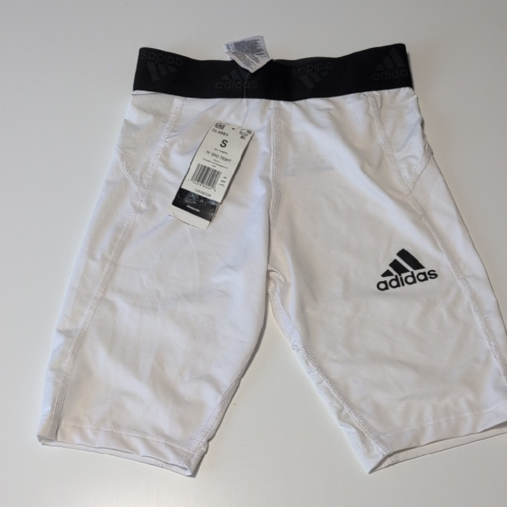 Men's Adidas White Athletic Shorts